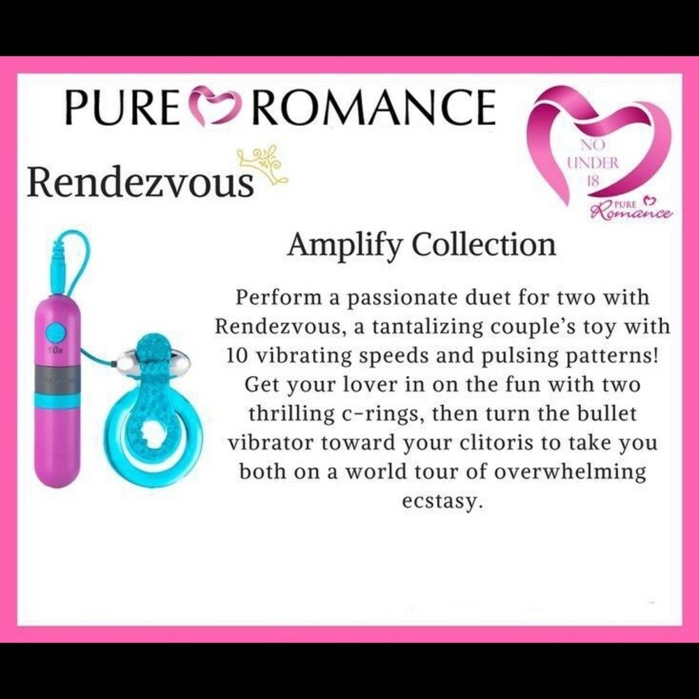 Pure Romance Rendezvous Bedroom Accessory Pairing - Picture 2 of 3